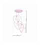 Lampa wisząca AMORE PINK 3xE27 Eko-Light MLP9954