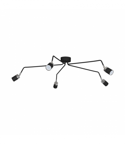 Lampa sufitowa JOKER BLACK 5xGU10 Eko-Light MLP1341