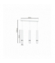 Lampa wisząca JOKER WHITE 3xGU10 Eko-Light MLP1348