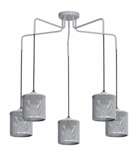 Lampa wisząca LOUISE GREY 5xE27 Eko-Light MLP647