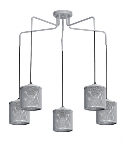 Lampa wisząca LOUISE GREY 5xE27 Eko-Light MLP647