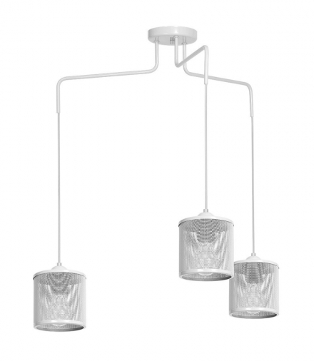 Lampa Wiszaca LOUISE WHITE 3xE27 Eko-Light MLP658
