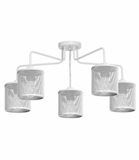 Lampa Sufitowa LOUISE WHITE 5xE27 Eko-Light MLP659