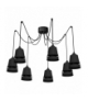 Lampa Wisząca APOLLO BLACK 7xE27 Eko-Light MLP782