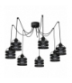 Lampa wisząca LARS BLACK 7xE27 Eko-Light MLP803