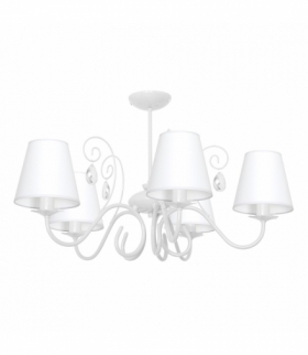 Żyrandol SARA WHITE 5xE14 Eko-Light MLP1049