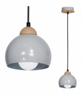 Lampa wisząca DAMA GRAY 1xE27 Eko-Light MLP6340