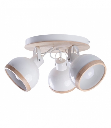 Lampa sufitowa OVAL WHITE 3xE27 Eko-Light MLP8652
