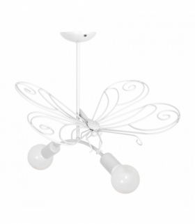 Żyrandol MOTYL 2 WHITE 2xE27 Eko-Light MLP5332