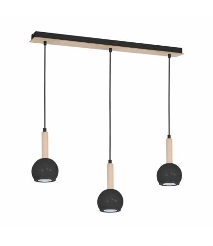 Lampa wisząca BOLLE BLACK 3xGU10 Eko-Light MLP8844