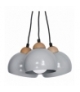 Lampa wisząca DAMA GRAY 3xE27 Eko-Light MLP6380