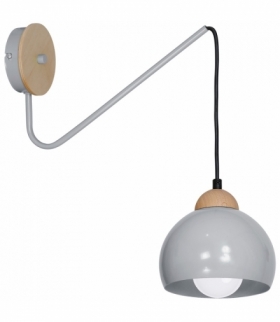 Kinkiet DAMA GRAY 1xE27 Eko-Light MLP6330