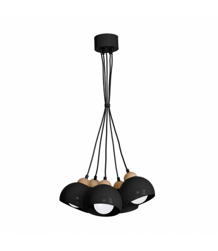 Lampa wisząca DAMA BLACK 5xE27 Eko-Light MLP6590