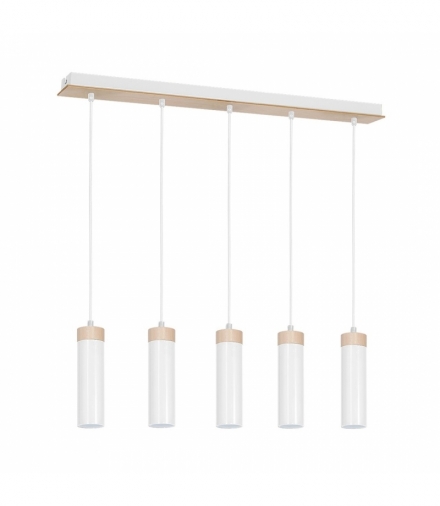 Lampa Wisząca Pedro White 5xGU10 Eko-Light MLP4254