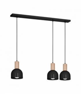 Lampa Wisząca DEX BLACK 3xE27 Eko-Light MLP4278