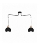 Lampa Wisząca CAPRI BLACK 2xE27 Eko-Light MLP4352