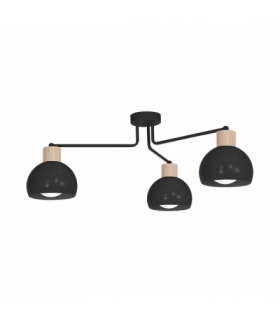 Żyrandol CAPRI BLACK 3xE27 Eko-Light MLP4354