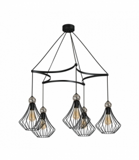 Lampa wisząca JEWEL BLACK 5xE27 Eko-Light MLP4213