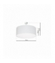 LAMPA SUFITOWA BARI WHITE 3xE27 Eko-Light MLP4677