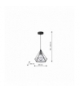 Lampa Wisząca TRIANGOLO 1xE27 Eko-Light ML4384