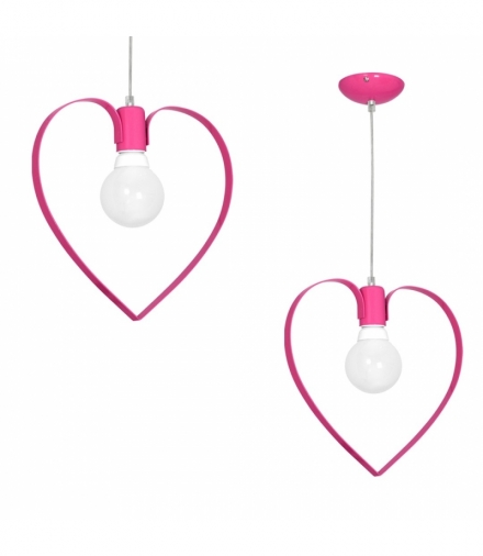 Lampa wisząca AMORE DARK PINK 1xE27 Eko-Light MLP9956