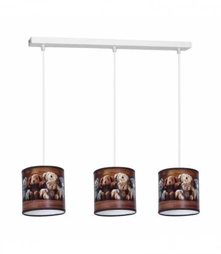 Lampa Wisząca TEDDY BEAR 3xE27 Eko-Light MLP4322