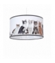 Lampa Wisząca dziecięca z kotkami CATS 1xE27 Eko-Light MLP4281