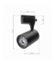 Lampa Sufitowa TRACK LIGHT 12W LED Black 4000K Eko-Light ML3913