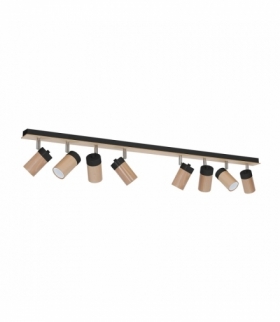 Lampa sufitowa BARON BLACK 8xGU10 Eko-Light MLP9018