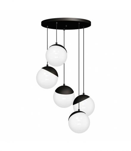 Lampa wisząca SFERA BLACK 5xE14 Eko-Light MLP8869