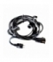 GIRLANDA PROFESJONALNA IP44 CZARNA 10M + GNIAZDO Eko-Light EKO1595