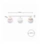 Lampa sufitowa SFERA WOOD 3xE14 Eko-Light MLP5427