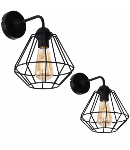 Kinkiet COLIN BLACK 1xE27 Eko-Light MLP4788