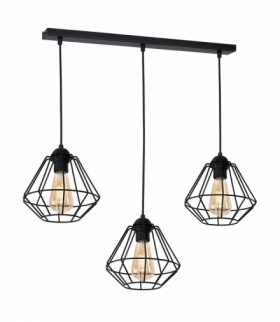 Lampa wisząca COLIN BLACK 3xE27 Eko-Light MLP4790