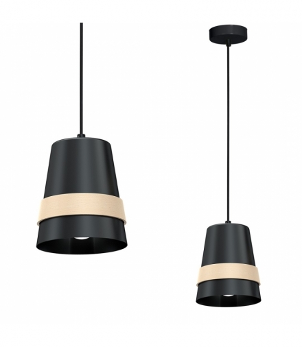 Lampa wisząca VENEZIA BLACK 1xE27 Eko-Light MLP5450