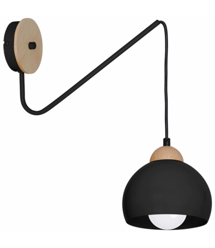 Kinkiet DAMA BLACK 1xE27 Eko-Light MLP6530