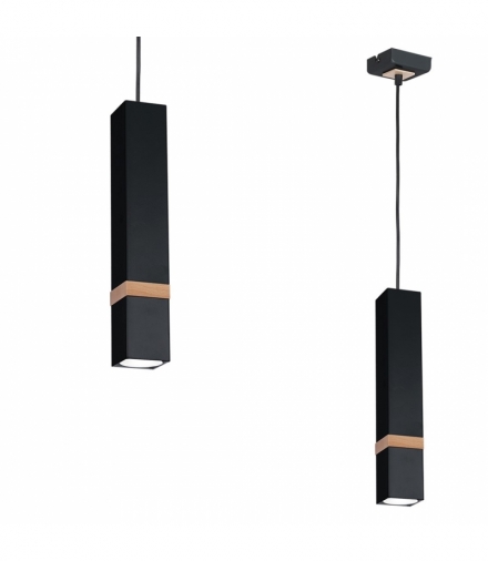 Lampa wisząca VIDAR BLACK 1xGU10 Eko-Light MLP5403