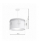 Lampa wisząca BALETNICA WHITE 1xE27 Eko-Light MLP4969