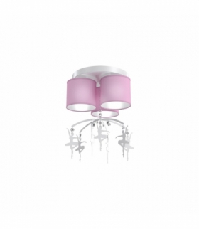 Lampa sufitowa BALETNICA PINK 3xE27 Eko-Light MLP4973