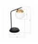 Lampa stołowa CARINA 1xE14 Eko-Light MLP4868