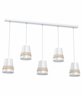 Lampa wisząca VENEZIA WHITE 5xE27 Eko-Light MLP5439