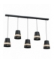 Lampa wisząca VENEZIA BLACK 5xE27 Eko-Light MLP5452