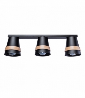 Lampa sufitowa VENEZIA BLACK 3xE27 Eko-Light MLP5453