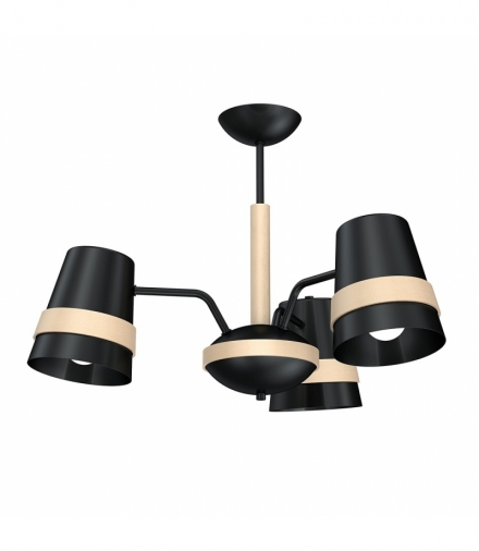 Żyrandol VENEZIA BLACK 3xE27 Eko-Light MLP5458