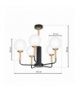 Żyrandol GENEVA 5xE14 Eko-Light MLP5668