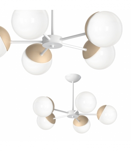 Żyrandol SFERA WOOD 5xE14 Eko-Light MLP5433