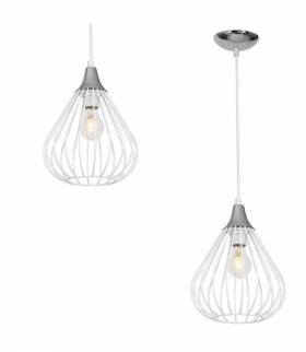 Lampa wisząca KANE WHITE 1xE27 Eko-Light MLP4799