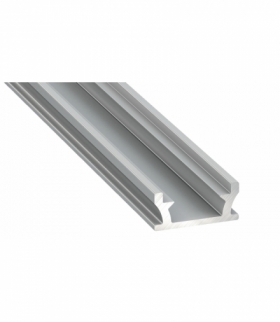 PROFIL ALUMINIOWY SREBRNY TYP T 2m + KLOSZ MLECZNY Eko-Light EKPR5381