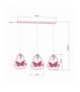 Lampa wisząca KAGO PINK 3XE27 Eko-Light MLP4928