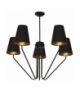 Żyrandol VICTORIA BLACK 5xE27 Eko-Light MLP4913